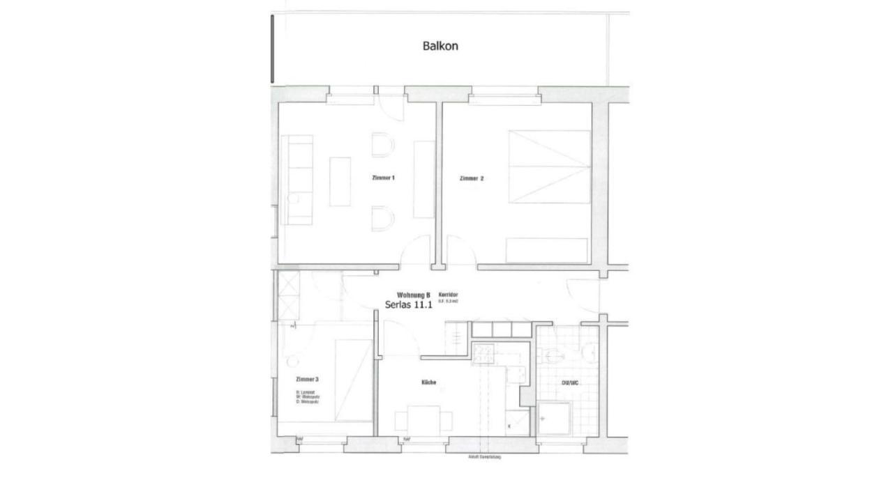 70M2 Mit Seeblick, Balkon, Serlas, Parkplatz - S11,1 เซนต์โมริตส์ ภายนอก รูปภาพ